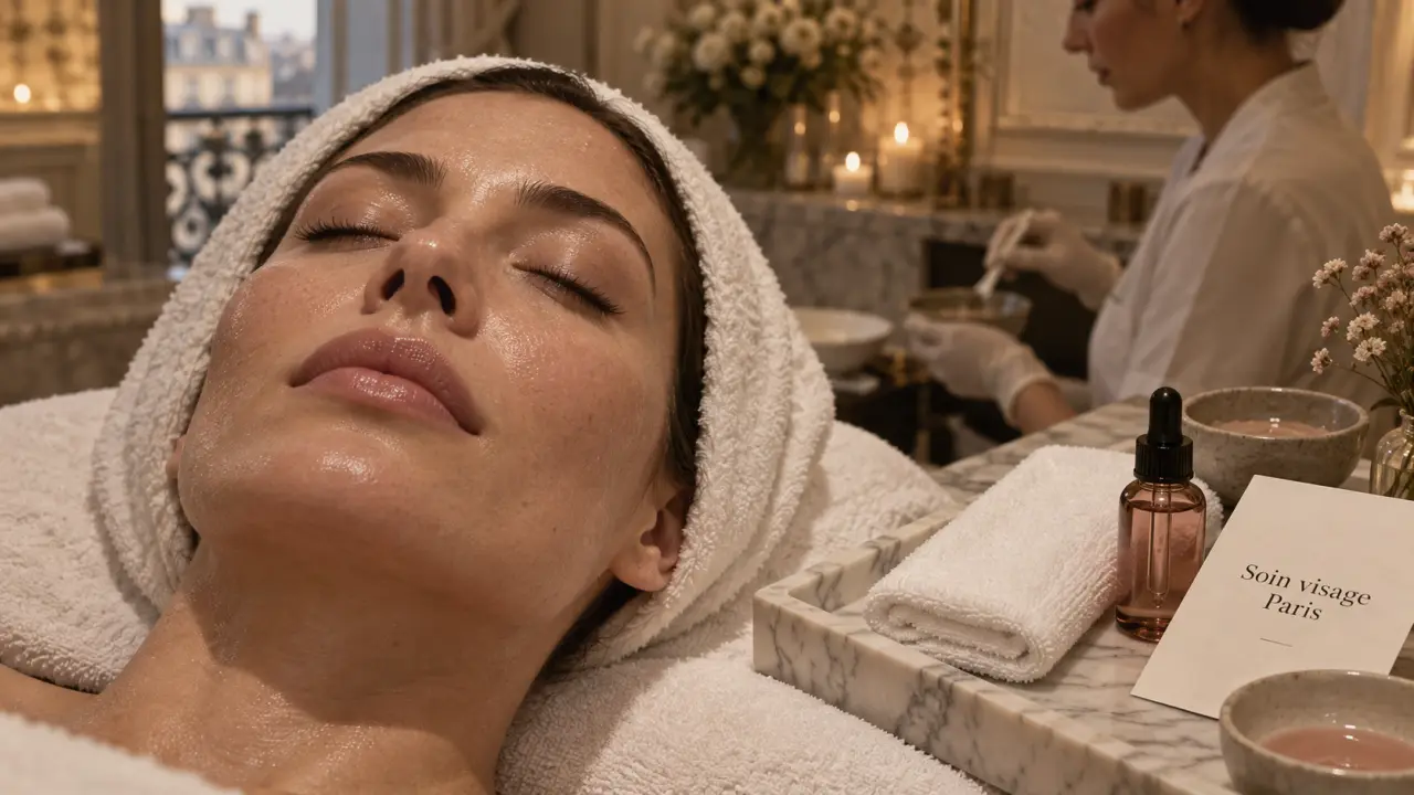 Soin visage spa paris : peau hydratée au spa