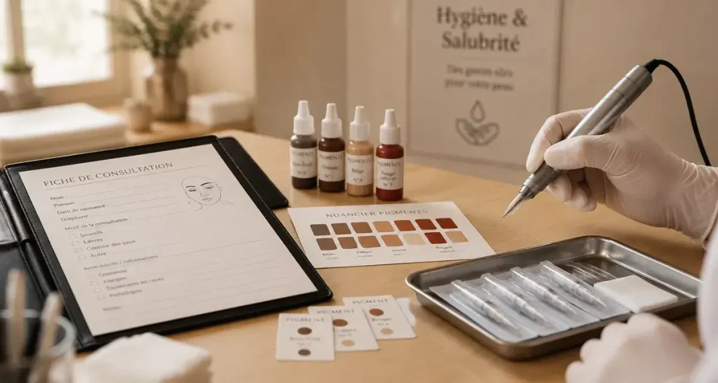 Formation maquillage permanent à Rouen : 35 heures pour débuter avec une pratique encadrée