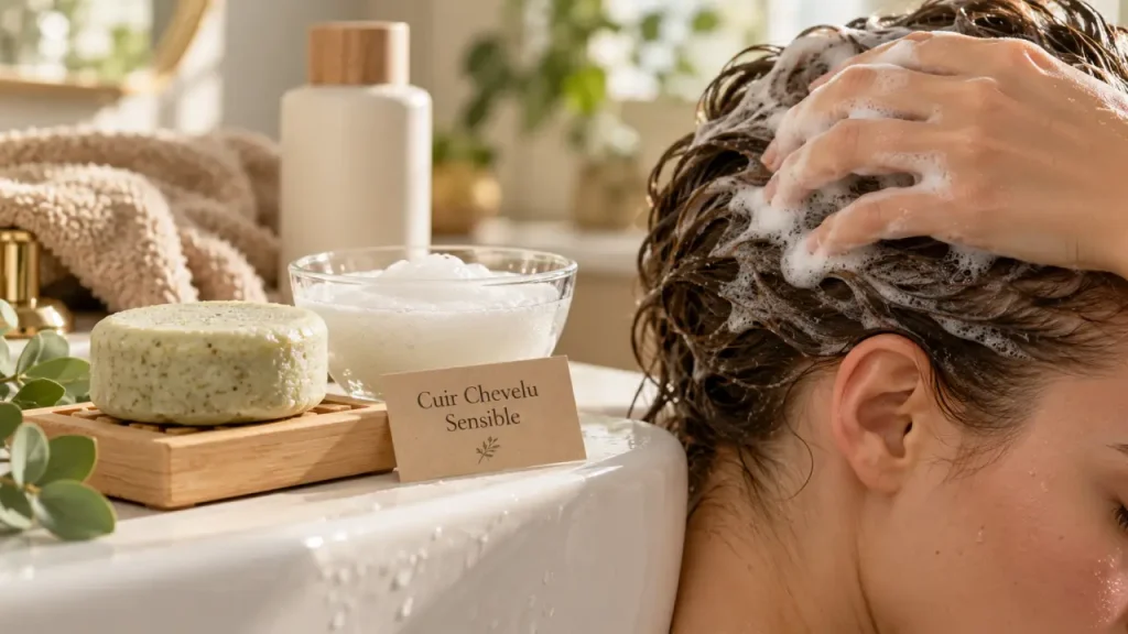 Shampoing solide et psoriasis : la formule compte plus que le format